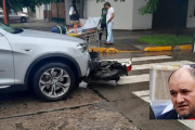 A poco de salir bajo fianza, Osuna chocó a un motociclista en Resistencia