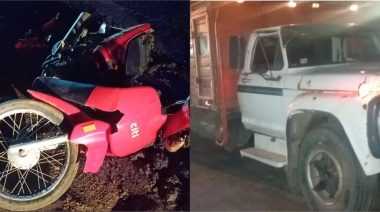 Un siniestro vial se lleva la vida de un motociclista en Ruta 16